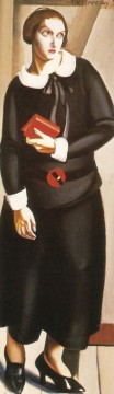 Tamara de Lempicka Werke - Frau im schwarzen Kleid 1923 zeitgenössische Tamara de Lempicka
